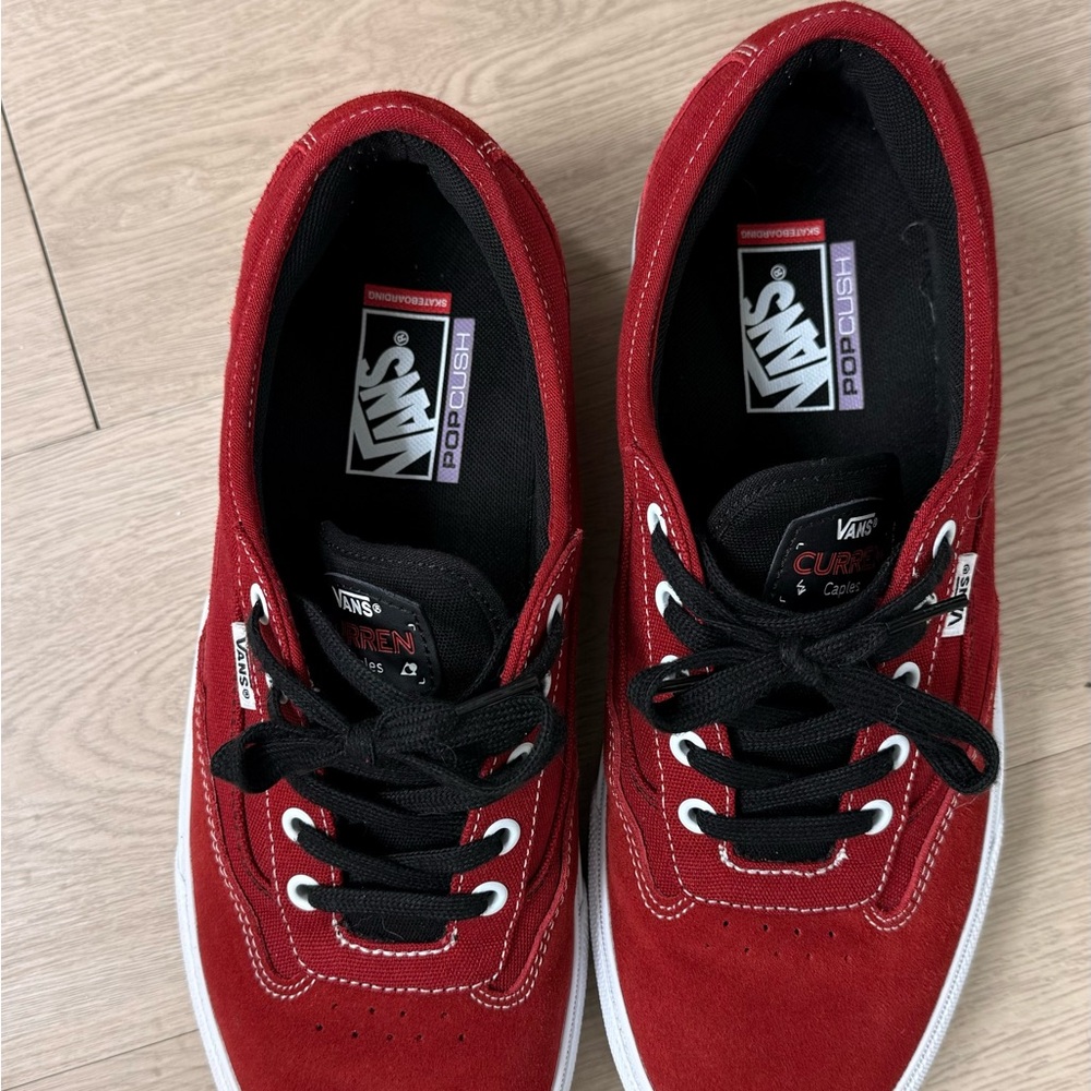 Vans Curren Caples Men's Bold Red Sneakers 11 - Picture 6 of 6